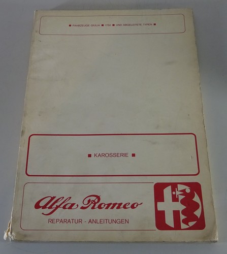 Werkstatthandbuch alfa romeo - alfa,