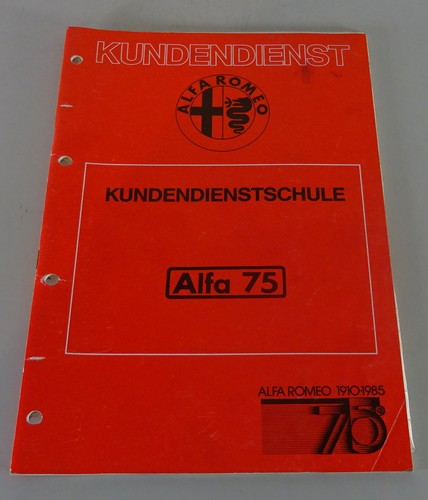 Schulungsunterlage alfa romeo - schulungsunterlage,